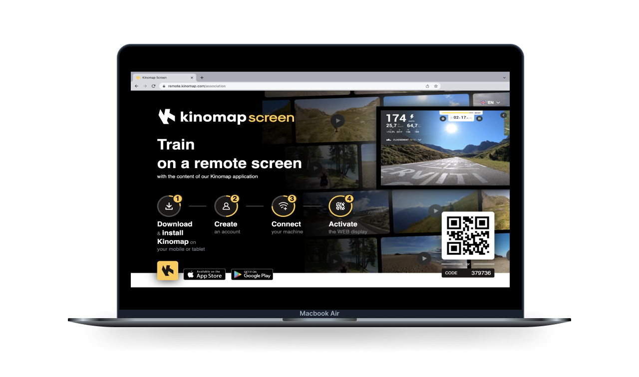 How To Use Kinomap On A Bigger Screen Kinomap Support